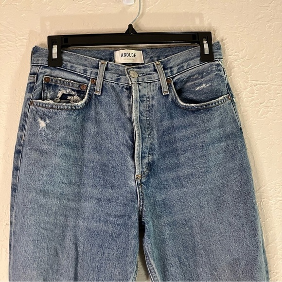 Agolde Fen High Rise Relaxed Taper Jeans in Wander - Picture 5 of 12